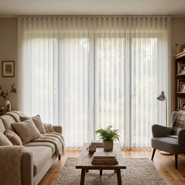 Vertical sheer shades Ottawa by The Blind