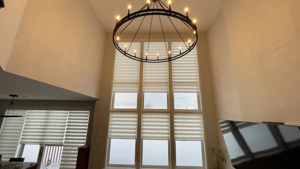 Custom blinds installation by The Blind Ottawa